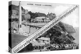 Happy Valley and Marine Parade, Llandudno, 20th Century-E Dennis-Stretched Canvas