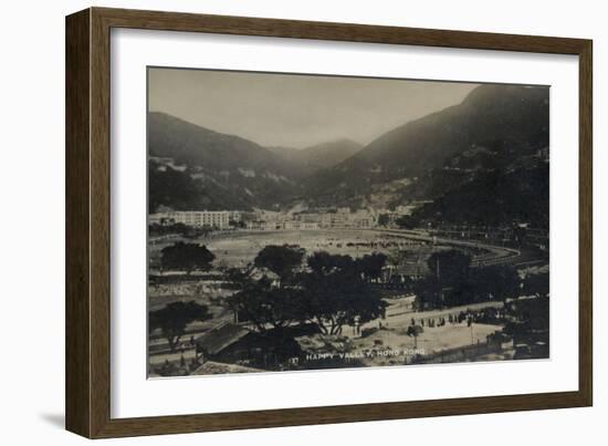 Happy Valley, Hong Kong, from an Album of Photographs Relating to the Service of Pte H. Chick, 1940-English Photographer-Framed Photographic Print