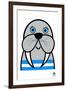 Happy Walrus-Jane Foster-Framed Art Print