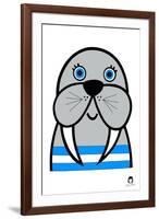 Happy Walrus-Jane Foster-Framed Art Print