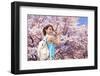 Happy Woman Traveler Take A Photo-aslysun-Framed Photographic Print