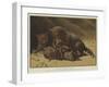 Happy Young Cubs-null-Framed Giclee Print