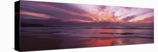 Hapuna Beach at Sunset, South Kohala Coast, Big Island, Hawaii, USA-null-Stretched Canvas