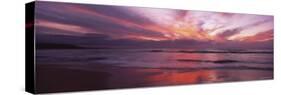 Hapuna Beach at Sunset, South Kohala Coast, Big Island, Hawaii, USA-null-Stretched Canvas