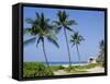 Hapuna Beach, Island of Hawaii (Big Island), Hawaii, USA-Ethel Davies-Framed Stretched Canvas