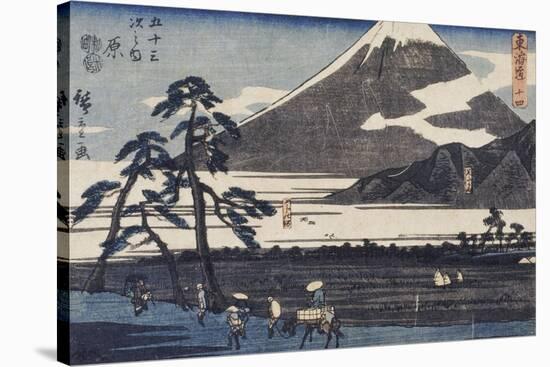 Hara-Ando Hiroshige-Stretched Canvas