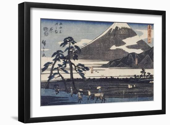 Hara-Ando Hiroshige-Framed Giclee Print
