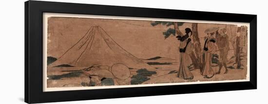 Hara-Katsushika Hokusai-Framed Giclee Print