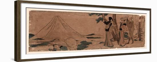 Hara-Katsushika Hokusai-Framed Premium Giclee Print