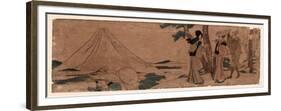Hara-Katsushika Hokusai-Framed Premium Giclee Print