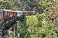 Sri Lanka, Train, Bridge-Harald Schšn-Photographic Print