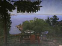 Summer Night at the Oslofjord, 1926-Harald Sohlberg-Giclee Print