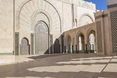 Mosque Hassan II in Casablanca, Morocco, Africa-haraldmuc-Framed Photographic Print