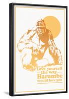 Harambe Love-null-Framed Poster