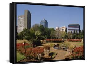 Harare Public Gardens, and City Skyline, Harare, Zimbabwe, Africa-Poole David-Framed Stretched Canvas