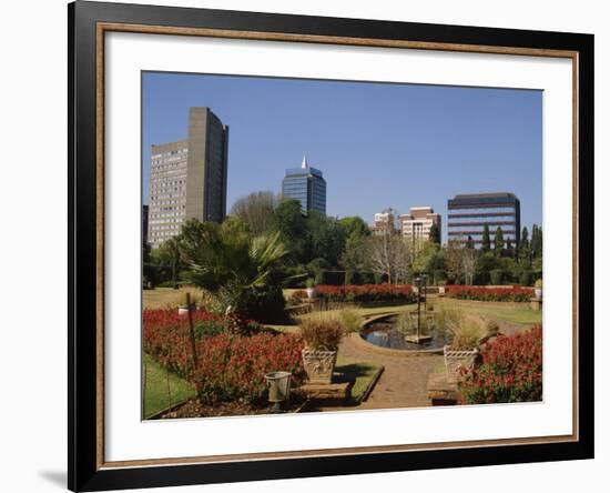 Harare Public Gardens, and City Skyline, Harare, Zimbabwe, Africa-Poole David-Framed Photographic Print