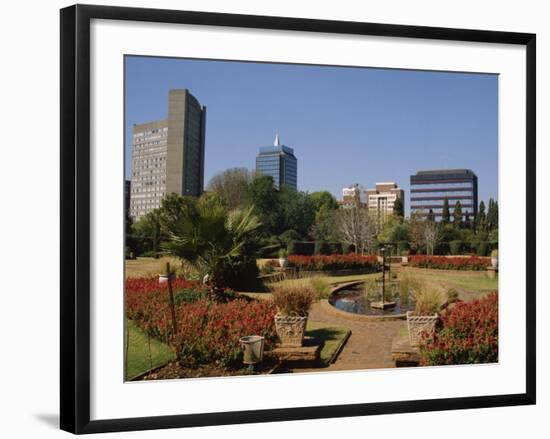 Harare Public Gardens, and City Skyline, Harare, Zimbabwe, Africa-Poole David-Framed Photographic Print