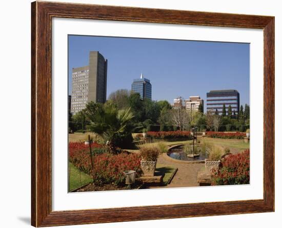 Harare Public Gardens, and City Skyline, Harare, Zimbabwe, Africa-Poole David-Framed Photographic Print