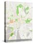 Harare, Zimbabwe Map-null-Stretched Canvas