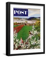 "Harbinger of Spring" Saturday Evening Post Cover, May 7, 1955-John Clymer-Framed Premium Giclee Print