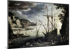 Harbor, 1611-Paul Bril-Mounted Giclee Print