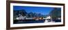 Harbor and Boats Hamnoey Lofoten Norway-null-Framed Photographic Print