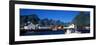 Harbor and Boats Hamnoey Lofoten Norway-null-Framed Photographic Print