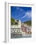 Harbor and Church of Vernazza, Cinque Terre, Italy-Terry Eggers-Framed Photographic Print