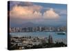 Harbor And City Viewed From Point Loma, Shelter Island Yacht Basin, San Diego, California, USA-null-Stretched Canvas