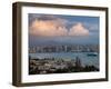 Harbor And City Viewed From Point Loma, Shelter Island Yacht Basin, San Diego, California, USA-null-Framed Photographic Print