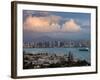 Harbor And City Viewed From Point Loma, Shelter Island Yacht Basin, San Diego, California, USA-null-Framed Photographic Print