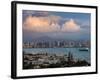 Harbor And City Viewed From Point Loma, Shelter Island Yacht Basin, San Diego, California, USA-null-Framed Photographic Print