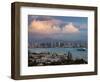 Harbor And City Viewed From Point Loma, Shelter Island Yacht Basin, San Diego, California, USA-null-Framed Photographic Print