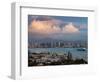 Harbor And City Viewed From Point Loma, Shelter Island Yacht Basin, San Diego, California, USA-null-Framed Photographic Print