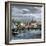 Harbor and Custom-House in Salem, Massachusetts, Circa 1870-null-Framed Giclee Print