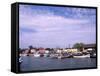 Harbor and Ships, Annapolis, Maryland, USA-Bill Bachmann-Framed Stretched Canvas