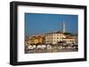 Harbor and skyline with Tower of Church of St. Euphemia, Old Town, Rovinj, Croatia, Europe-Richard Maschmeyer-Framed Photographic Print