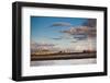 Harbor and Stearns Wharf, Santa Barbara, California, USA-null-Framed Photographic Print