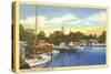 Harbor at Cambridge, Maryland-null-Stretched Canvas