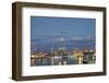 Harbor at Night, Las Palmas, Gran Canaria, Spain-Guido Cozzi-Framed Photographic Print