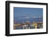 Harbor at Night, Las Palmas, Gran Canaria, Spain-Guido Cozzi-Framed Photographic Print