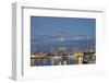 Harbor at Night, Las Palmas, Gran Canaria, Spain-Guido Cozzi-Framed Photographic Print