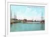 Harbor at San Pedro, California-null-Framed Premium Giclee Print