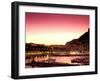 Harbor at Sunset, Monte Carlo, Cote D'Azure, Monaco-Sergio Pitamitz-Framed Photographic Print