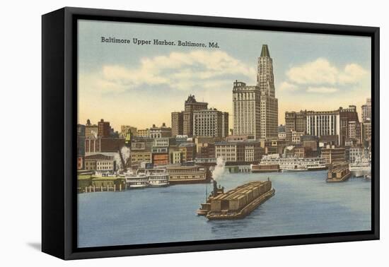 Harbor, Baltimore, Maryland-null-Framed Stretched Canvas