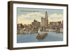 Harbor, Baltimore, Maryland-null-Framed Art Print