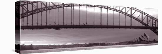 Harbor Bridge, Pacific Ocean, Sydney, Australia-null-Stretched Canvas