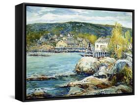 Harbor Day-Charles Reiffel-Framed Stretched Canvas