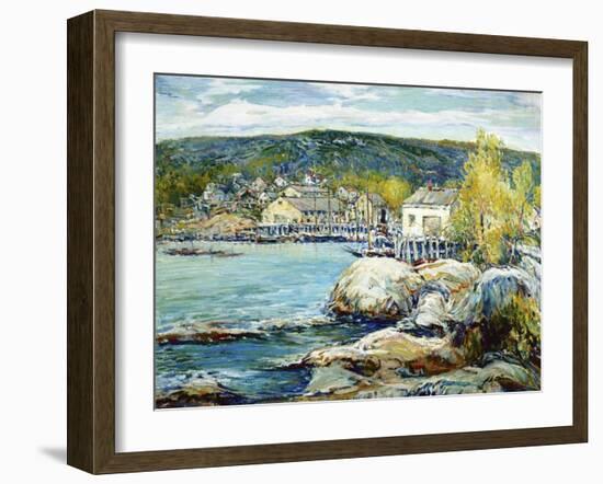 Harbor Day-Charles Reiffel-Framed Art Print