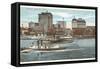 Harbor, Detroit, Michigan-null-Framed Stretched Canvas